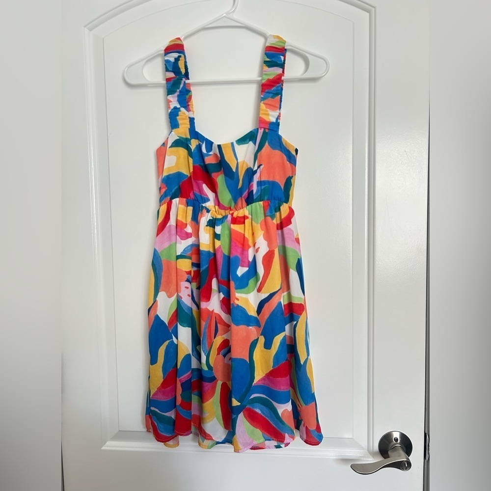 SHOW ME YOUR MUMU fling mini dress color size s NWOT vacation beach tropical - Picture 6 of 10